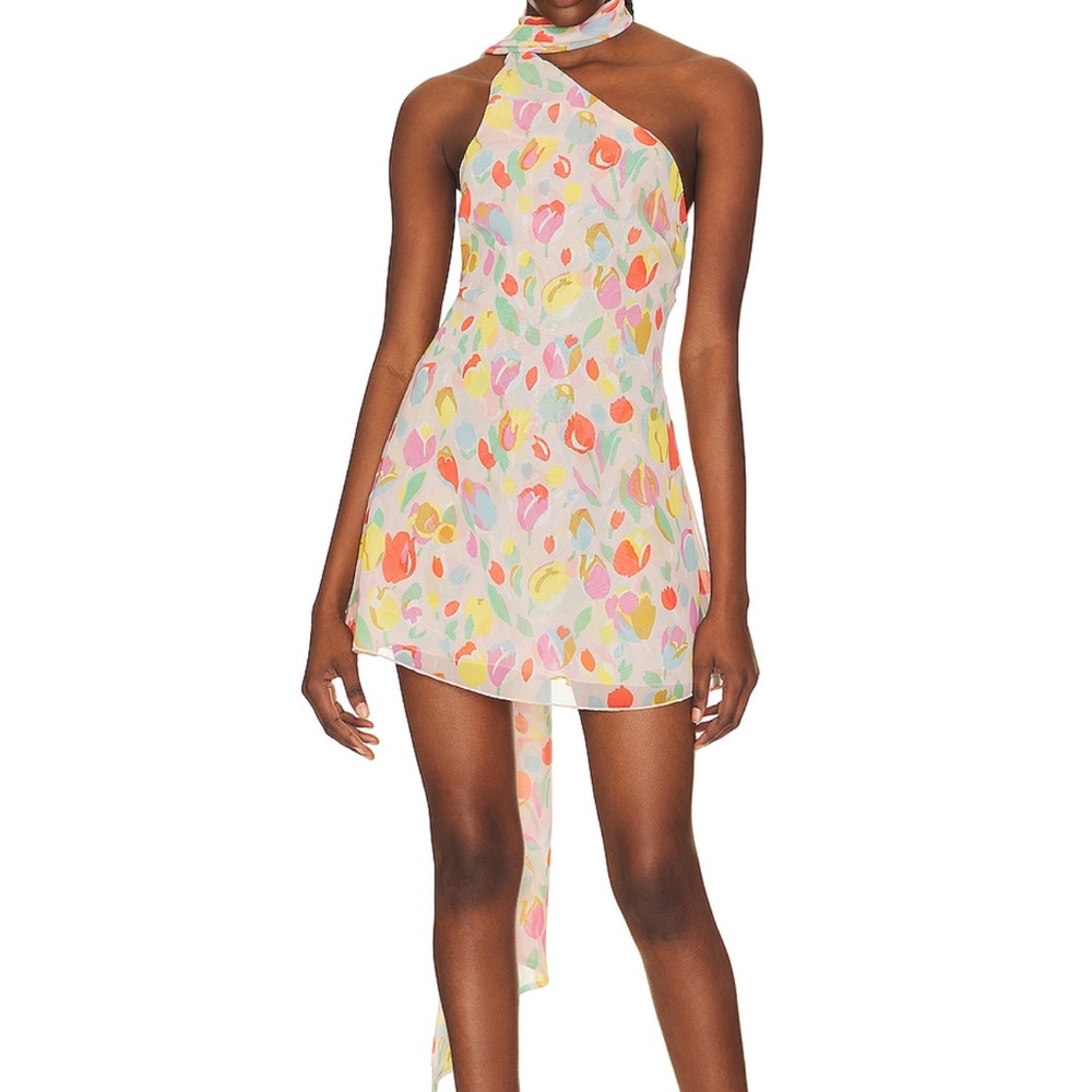For Love And Lemons Multicolor Floral Dress
